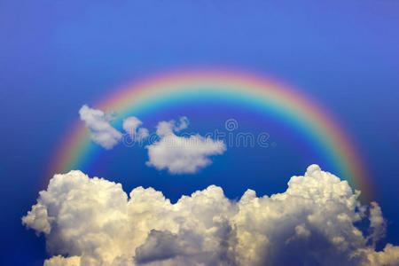 天空和彩虹