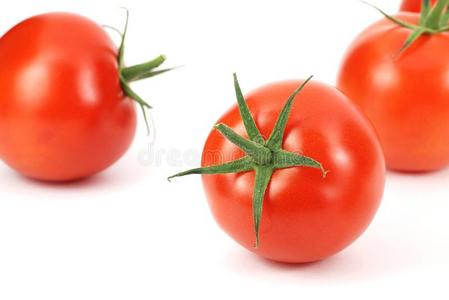 孤立的新鲜西红柿
