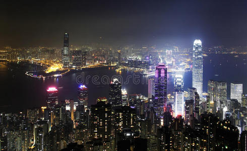 香港城市夜景