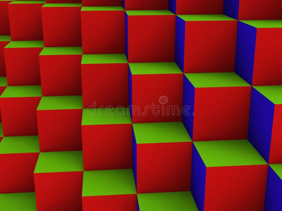 立方体盒光学幻觉图片