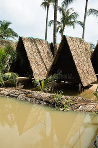 海滩上的小屋