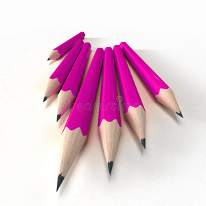 粉红色铅笔