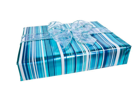 蓝色包装礼盒图片