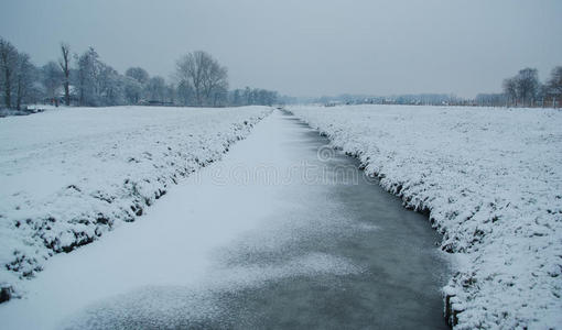 冰雪冬季景观