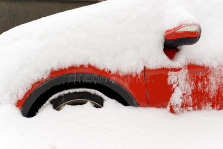 汽车冬雪