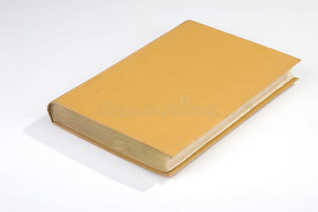 空白旧书封面黄色