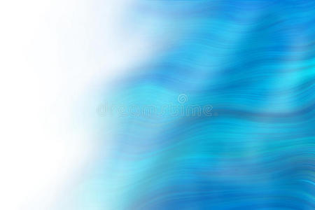 抽象的蓝色波浪线