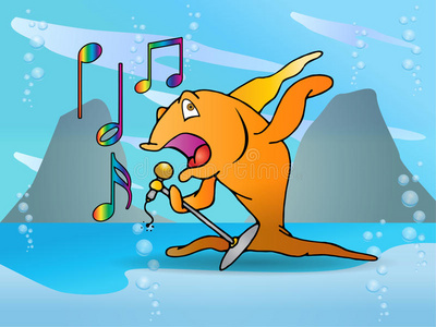 橙鱼歌唱表演