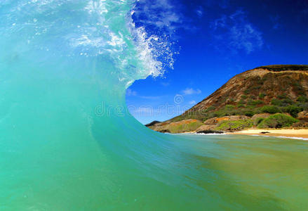 抓住 自然 能量 海洋 海滩 空的 海岸 海岸线 夏威夷语