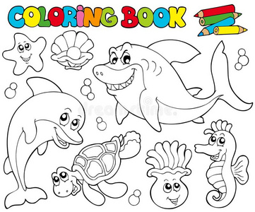 海洋动物着色书2