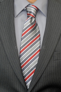 领带和西装细节