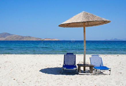 希腊。科斯岛。海滩