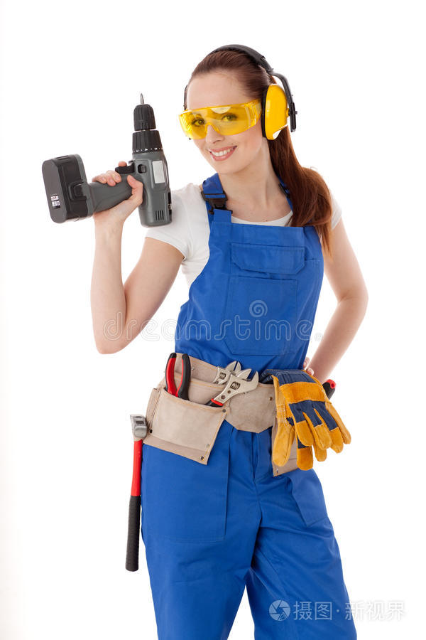 女建筑工人