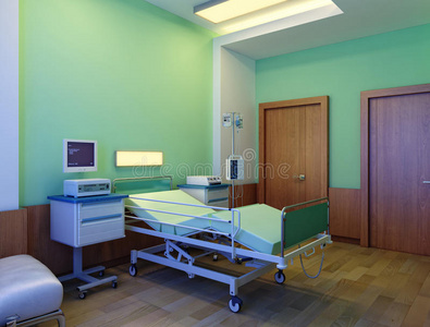 现代医院的内部图片
