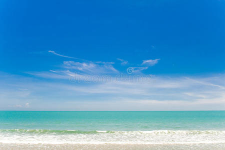 泰国华欣的天空与海洋