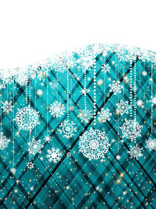 蓝色抽象圣诞背景。每股收益8