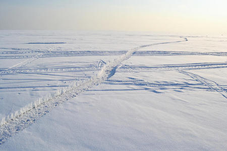 芬兰湾的碎冰