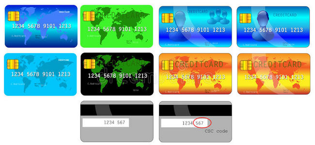 几种信用卡设计