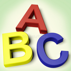 儿童字母拼写abc