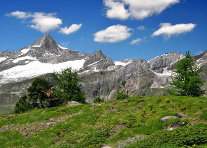 瑞士阿尔卑斯山图片