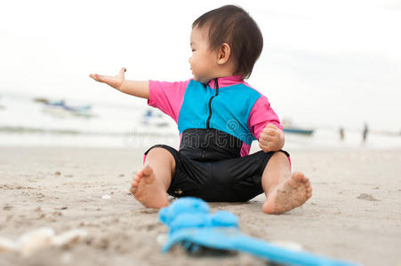 1岁亚洲华人幼儿