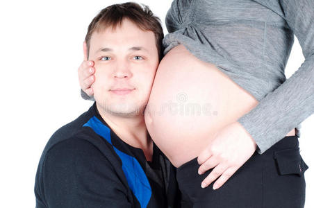 孕妇和她的丈夫
