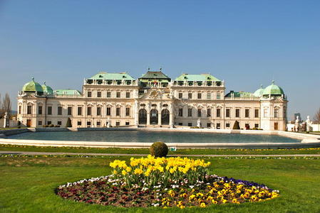 维也纳上贝尔维德宫