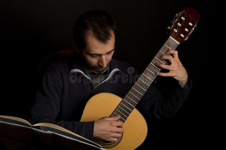 吉他手学习乐谱