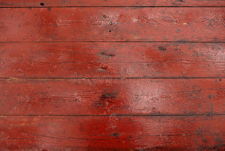 红色脏木板