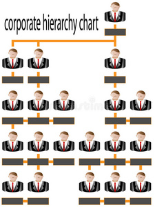 组织公司层次结构图