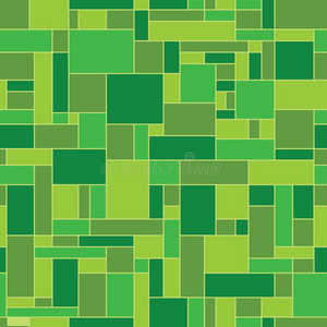 绿色抽象几何矢量图案