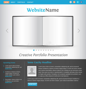 创意网站设计模板图片