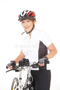 女自行车手图片
