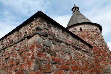 索洛维茨基修道院。白塔