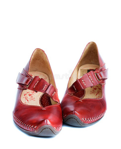 女红皮鞋