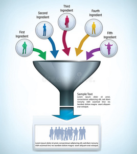 漏斗演示模板