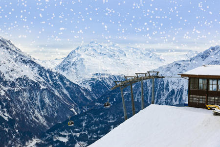 奥地利索尔登山地滑雪场