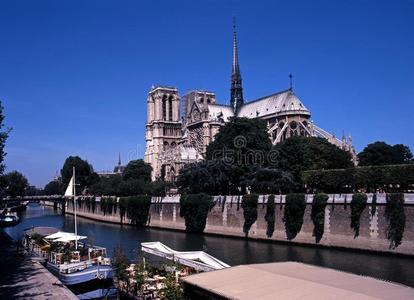 巴黎圣母院大教堂，法国。