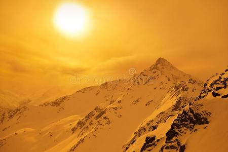 奥地利索尔登山地滑雪场