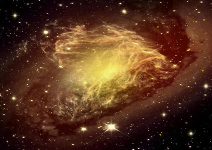 自由空间中的星系图片