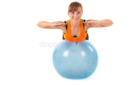 体操球的平衡图片