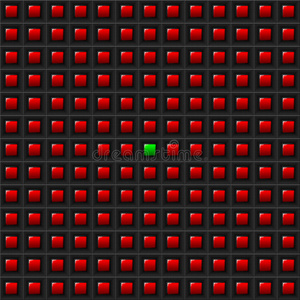 红色方块一个绿色背景