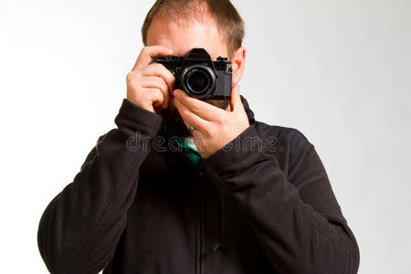 摄影师和照相机