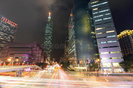 台北市街夜景