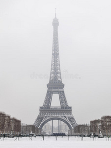 巴黎的冬天