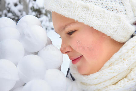 雪球女孩图片