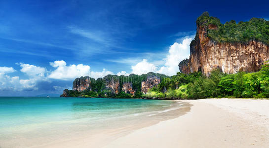 泰国krabi railay海滩