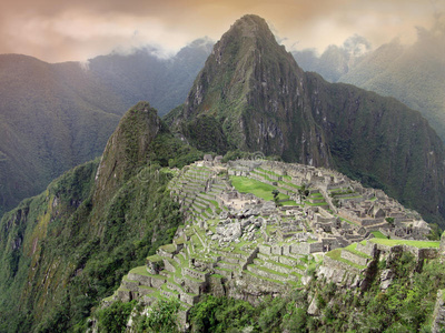 马丘比丘神秘之城。秘鲁