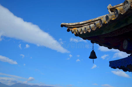 大理洱海寺飞檐图片