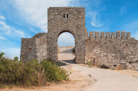 卡利亚克拉的中世纪堡垒。保加利亚